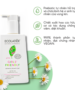 Dung dịch vệ sinh Ecolatier cho bé gái từ 3 tuổi 250 ml