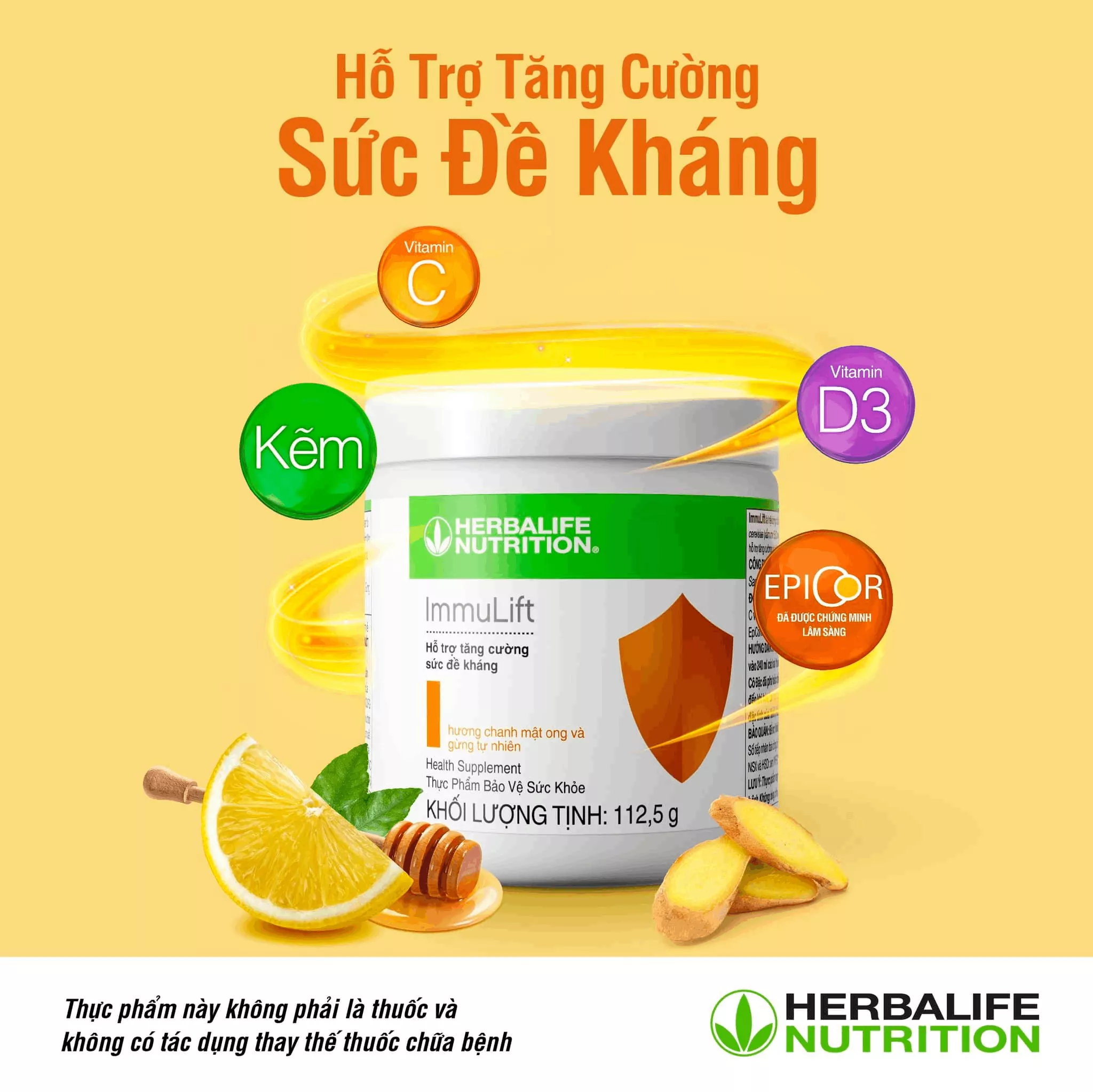 Immulift Herbalife giúp hỗ trợ tăng sức đề kháng hiệu quả