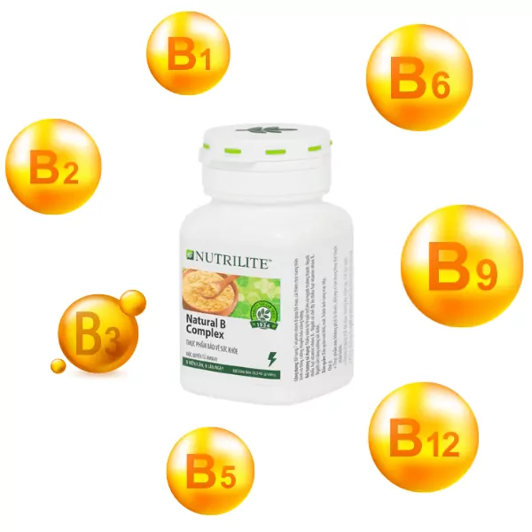 Thực phẩm bảo vệ sức khỏe B Complex Amway chứa 7 loại vitamin nhóm B thiết yếu