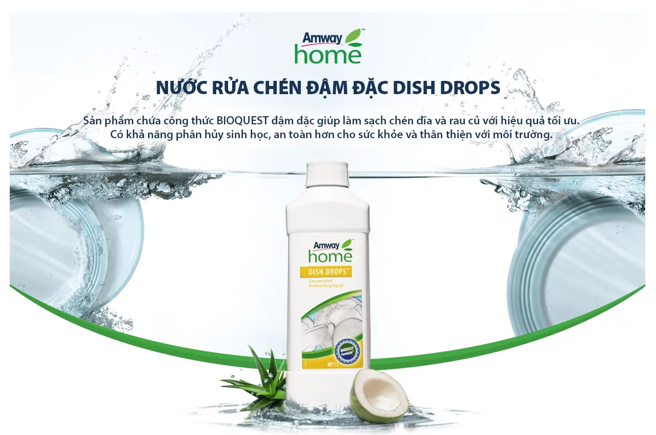 Dish Drops có thành phần từ thiên nhiên an toàn, lành tính
