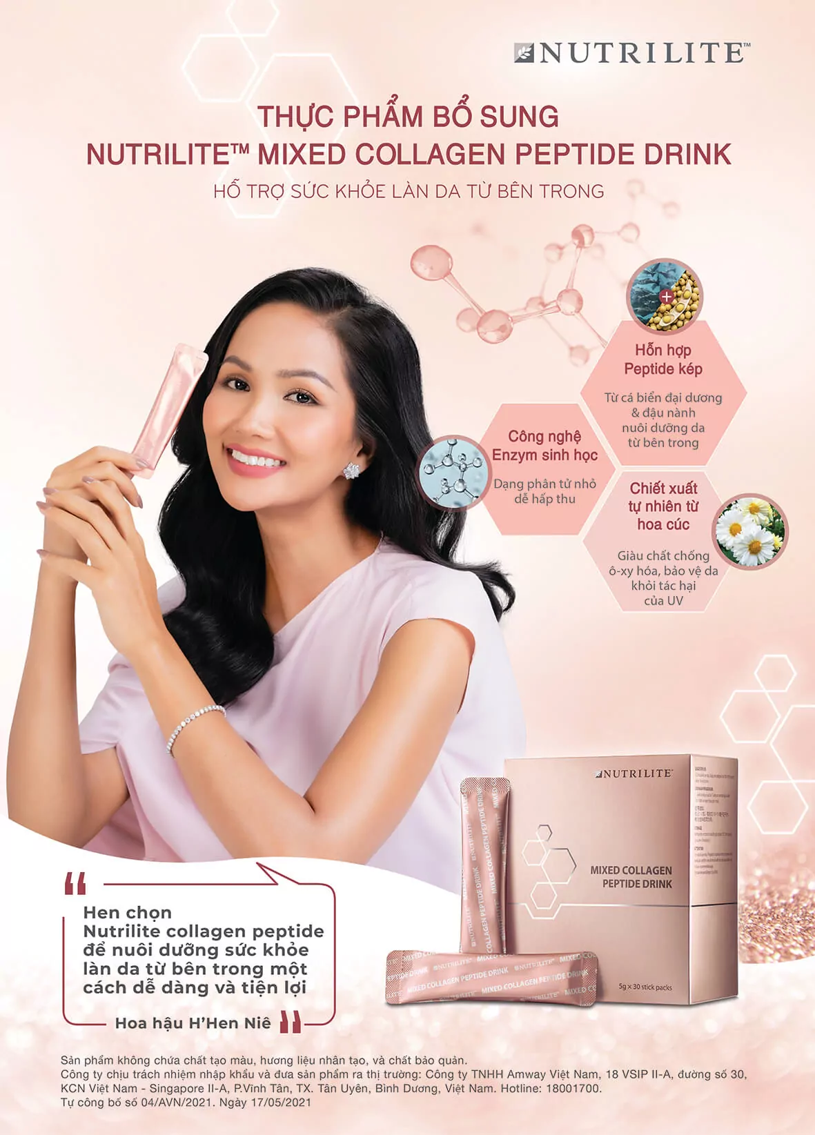 TPBS Nutrilite Mixed Collagen Peptide Drink được nhiều người tin tưởng sử dụng