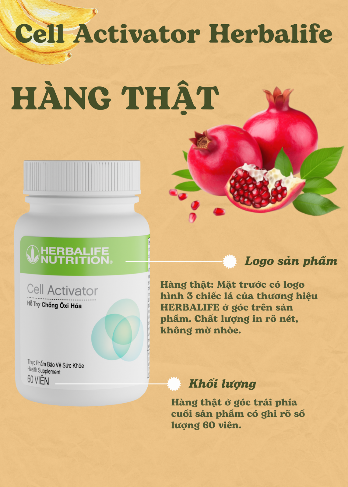 Sản phẩm Cell Activator Herbalife chính hãng.