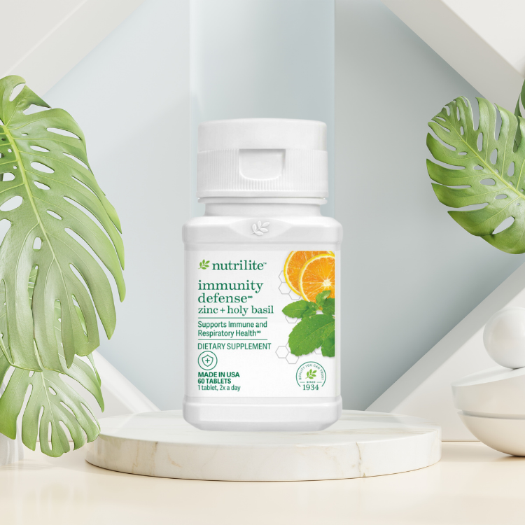 anh nutrilite immunity defense zinc holy basil