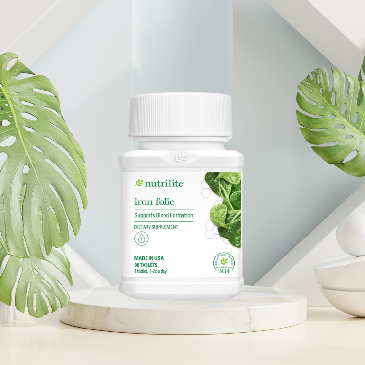 anh nutrilite iron folic