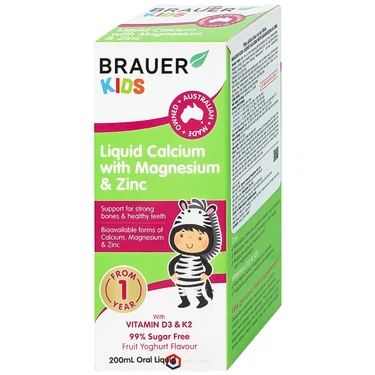 brauer liquid calcium with magnesium and zinc 200ml 1