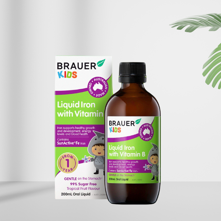 brauer liquid iron with vitamin b hang chinh hang