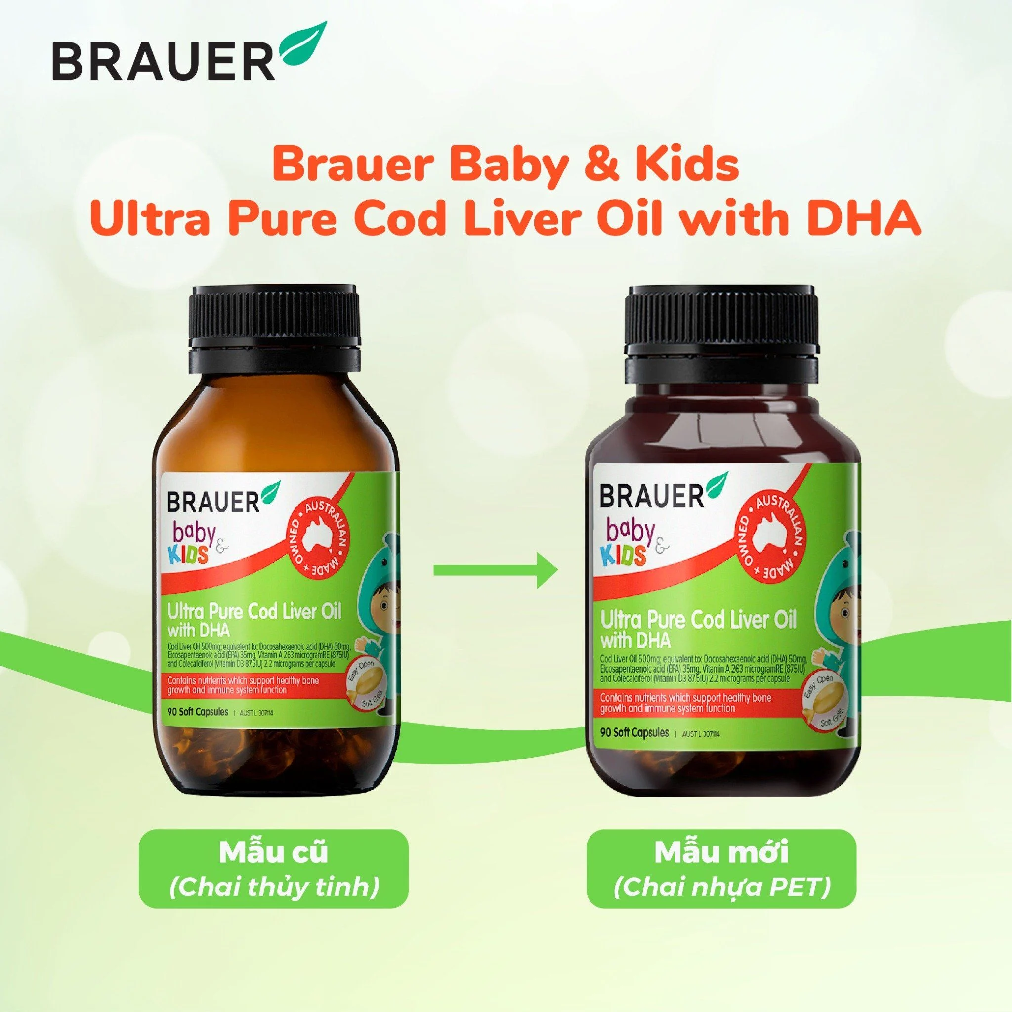 brauer ultra pure cod liver oil with dha 1