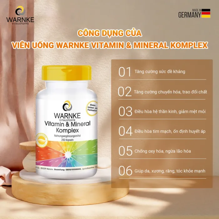 cong dung vitamin mineral komplex 1
