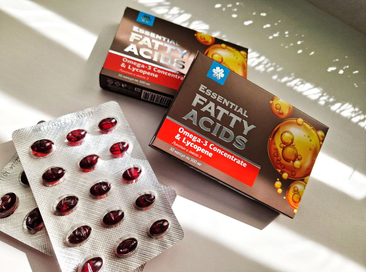 essential fatty acids omega 3 concentrate lycopene