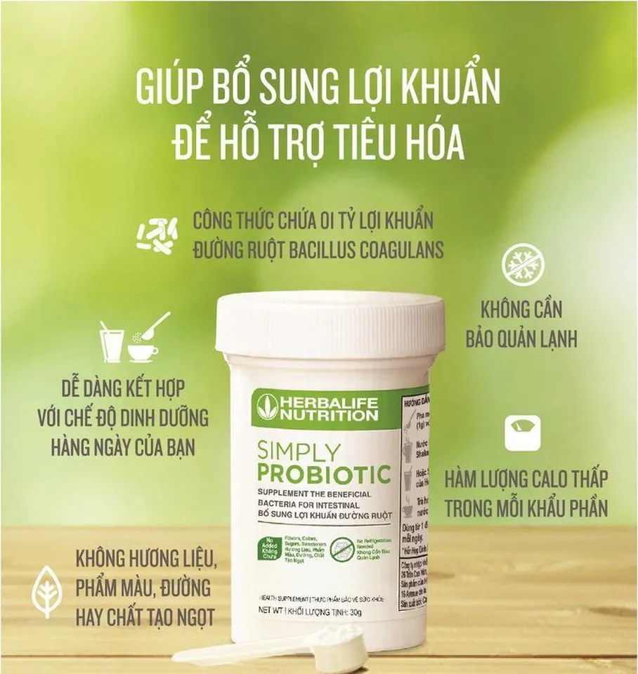 f1dcb43b-8f00-4f38-973f-18c3530a5fb5 Simply Probiotic Herbalife được bổ sung hơn 1 tỷ vi khuẩn có lợi cho hệ tiêu hóa