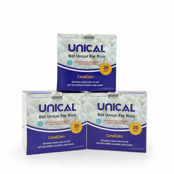 Sản phẩm Canxi cơm Unical Nhật Bản