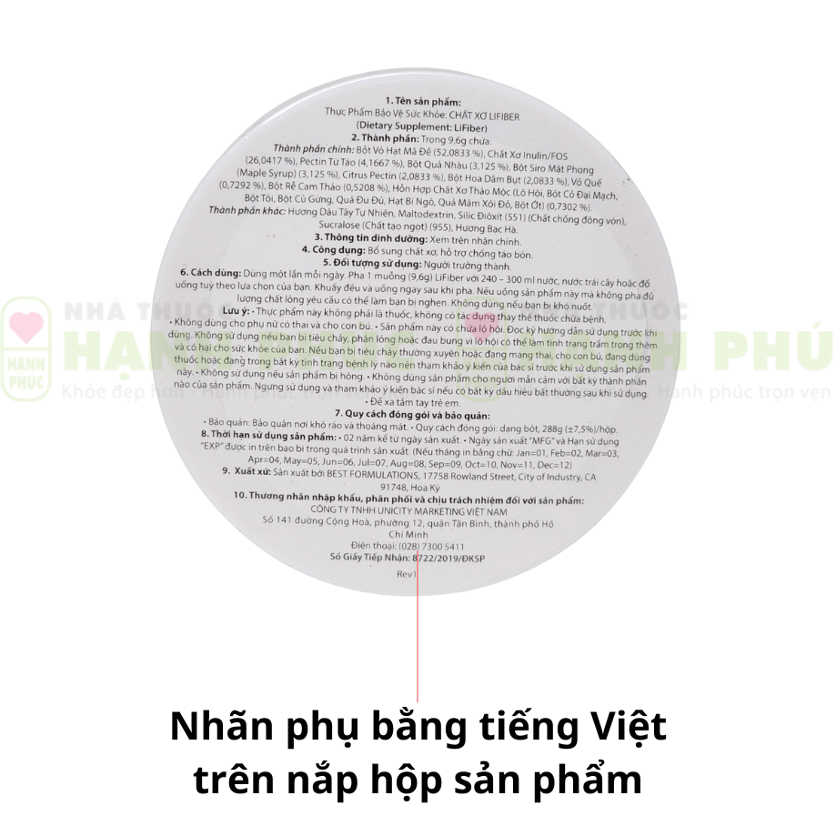 lifiber unicity chinh hang mau moi 4