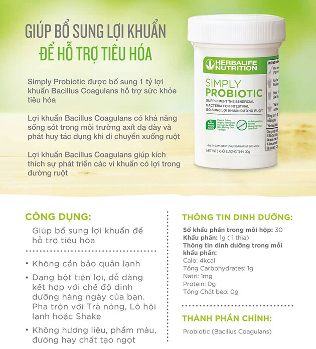 thong-tin-chi-tiet-men-vi-sinh-simply-probiotic-herbalife Simply Probiotic Herbalife hỗ trợ hệ tiêu hóa ổn định