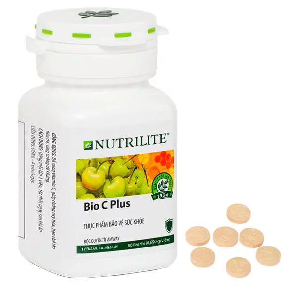 Mỗi lọ Bio C của Nutrilite Amway có 100 viên