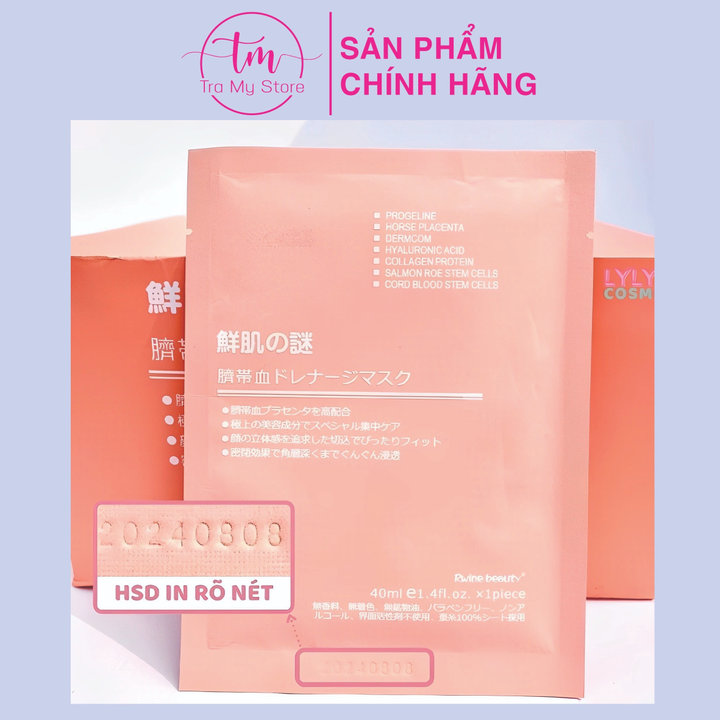 Mặt Nạ Nhau Thai Cừu Stem Cell Placenta 50 Miếng – Rwine Beauty