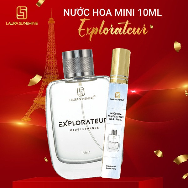 Laura Sunshine-nước Hoa Nam Explorateur Laura Paris No4 10ml