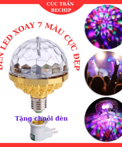 đèn Led Xoay 7 Màu Cực đẹp, đèn Sân Khấu, đèn Vũ Trường Ctb555 – Bechip