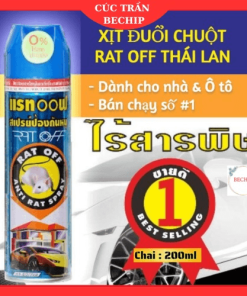 Chai Xịt đuổi Chuột Thái Lan Rat Off Ctb124 – Bechip