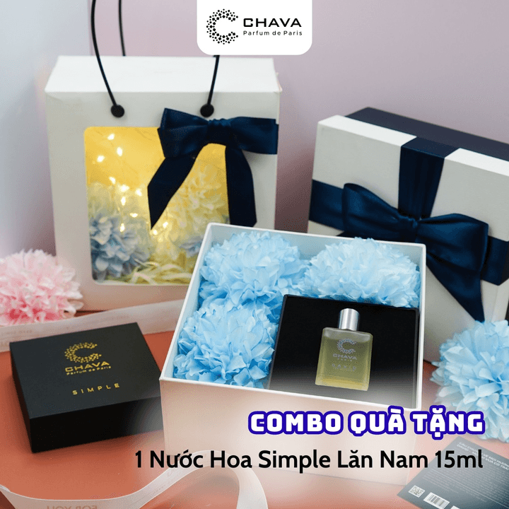 [combo Quà Tặng] 1 Nước Hoa Simple 15ml – Chava