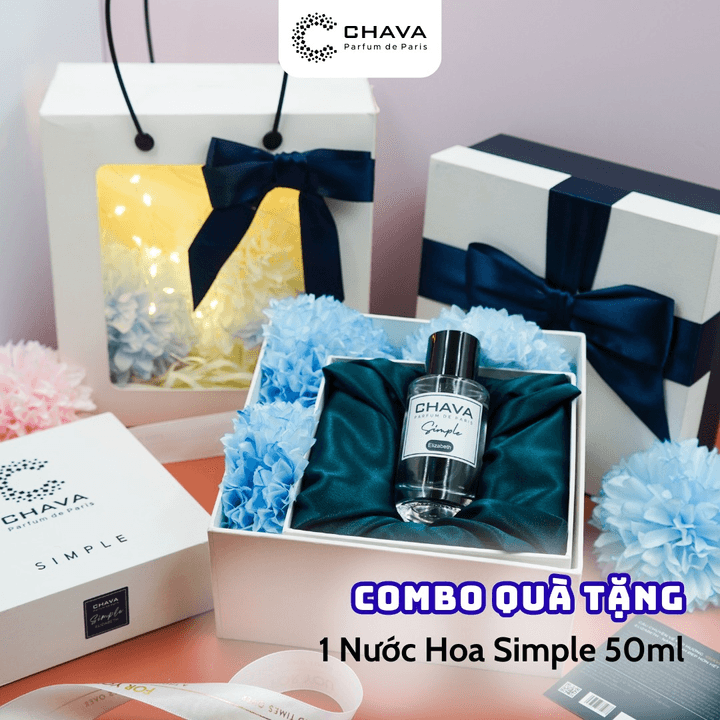 [combo Quà Tặng] 1 Nước Hoa Simple 50ml – Chava