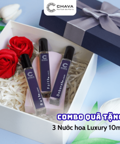 [combo Quà Tặng] 3 Nước Hoa Chava Luxury 10ml – Chava