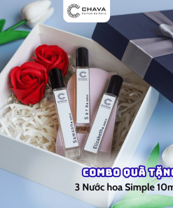 [combo Quà Tặng] 3 Chai Nước Hoa Chava Simple 10ml – Chava