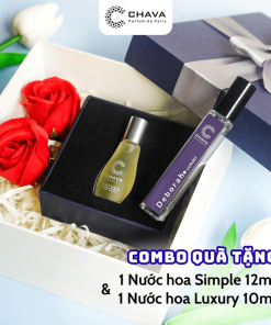 [combo Quà Tặng] 1 Nước Hoa Simple 12ml + 1 Nước Hoa Luxury 10ml – Chava