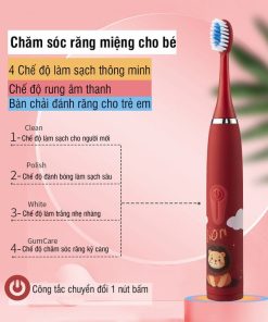 Bàn Chải đánh Răng Trẻ Em Bằng điện Tặng Kèm 5 đầu Bàn Chải Thay Thế 56550 – Lady’s Passion