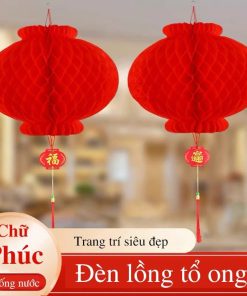 Set 10 Lồng đèn Trang Trí Tổ Ong Size 10cm 25cm 30cm 55830 – Lady’s Passion