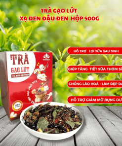 Trà Gạo Lứt Xạ đen đậu đen Hộp 500g – Yến Beauty