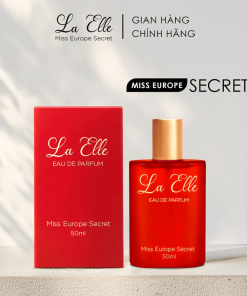 [1 Chai – 50ml] Nước Hoa Nữ La Elle Eau De Parfum Miss Europe Secret Hương Thơm Quyến Rũ, Bí ẩn, Sang Trọng