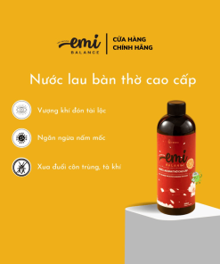 Nước Lau Bàn Thờ Cao Cấp Emibalancetinh Dầu Ngọc Am Làm Sạch Nấm Mốc, Khử Mùi 500ml