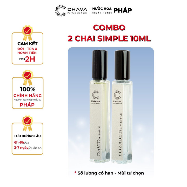 Combo 2 Chai Nước Hoa Simple 10ml Bất Kỳ – Chava