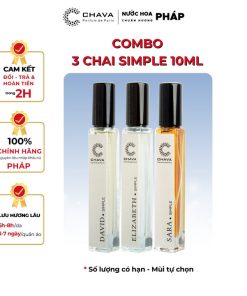 Combo 3 Chai Nước Hoa Simple 10ml Bất Kỳ – Chava