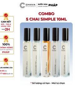 Combo 5 Chai Nước Hoa Simple 10ml Bất Kỳ – Chava