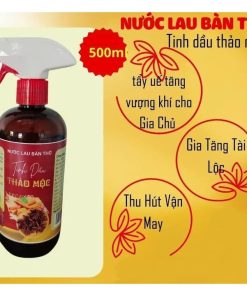 Nước Ngũ Hương Lau Bàn Thời 500ml Tinh Dầu Thảo Mộc Thơm Ngát Lộc Tài Cả Năm – Gdn