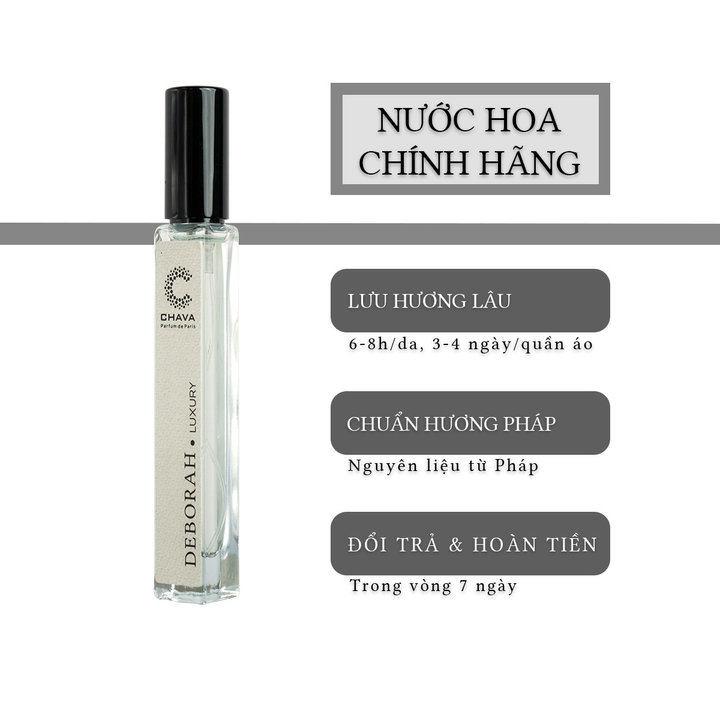 Nước Hoa Nữ Mini Luxury Deborah 10ml Phong Cách Xịt – Chava