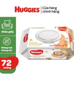 Thùng 12 Gói Khăn Giấy ướt Cho Trẻ Sơ Sinh Huggies (gói 72 Tờ)