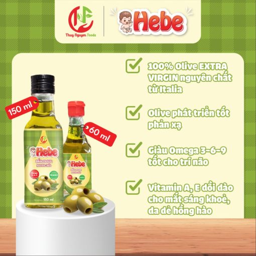 Dầu Olive Nguyên Chất 150ml – Hebe