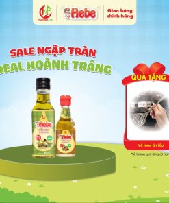 [combo 2 Tặng Chiên Xào] Dầu Olive – Dầu óc Chó 150ml Hebe