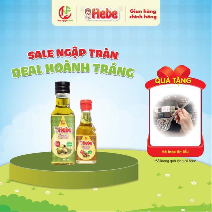 [combo 2 Tặng Chiên Xào] Dầu Olive – Dầu óc Chó 150ml Hebe