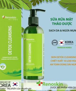 Sữa Rửa Mặt Thảo Dược Hàn Quốc Detox Cleansing 200ml – Renoskin