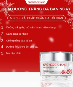 Kem Dưỡng Trắng Da Ban Ngày 5 In 1 – Nâng Tông Dưỡng Trắng Sắc Ngọc Khang