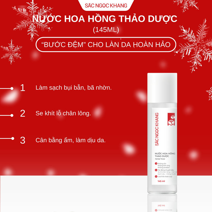 Nước Tẩy Trang Thảo Dược 145ml – Sắc Ngọc Khang