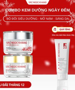 Combo Kem Dưỡng Da Ngày Và đêm – Mờ Nám & Dưỡng Trắng – Sắc Ngọc Khang