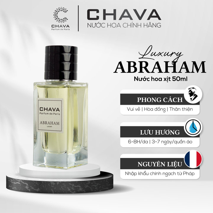 Nước Hoa Nam Luxury Abraham 50ml Version 2 Phong Cách Xịt – Chava