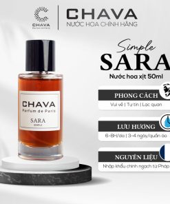 Nước Hoa Nữ Simple Sara 50ml Phong Cách Xịt (phiên Bản Nắp Nam Châm Cao Cấp) – Chava