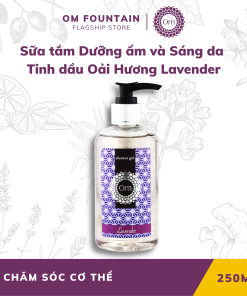 Sữa Tắm Sáng Da Và Ngăn Ngừa Mụn Lưng Tinh Dầu Oải Hương Lavender 250ml – Om Fountain