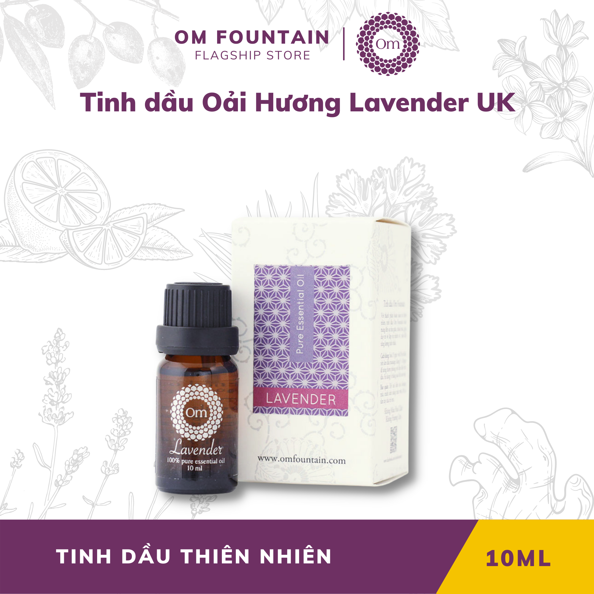 Tinh Dầu Oải Hương Lavender Uk – Om Fountain