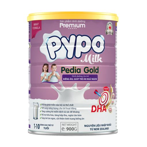 Sữa Bột Pypo Pedia Gold Dinh Dưỡng Giúp ăn Ngủ Ngon, Trẻ Từ 1-10 Tuổi 900g – Findkosts